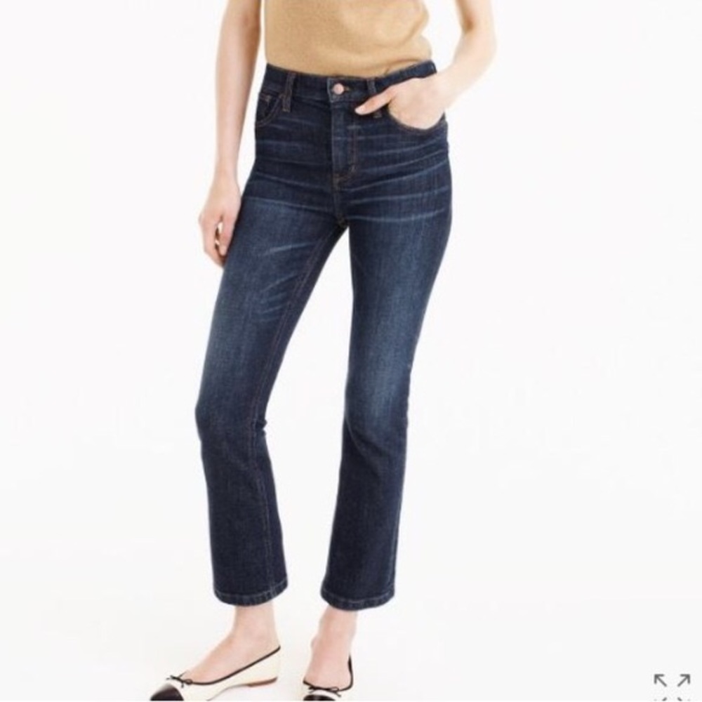 J. Crew Billie Demi Boot Crop, Koby Wash